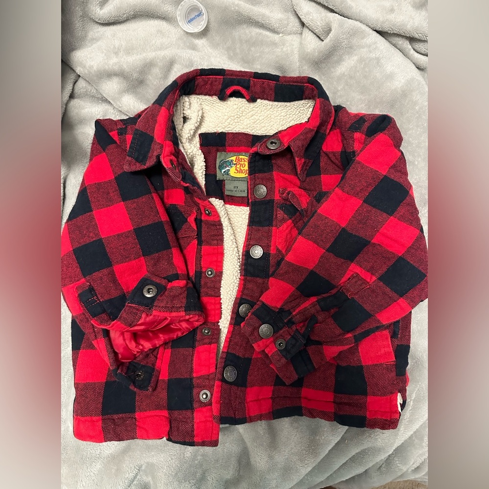Bass Pro Buffalo Plaid button up